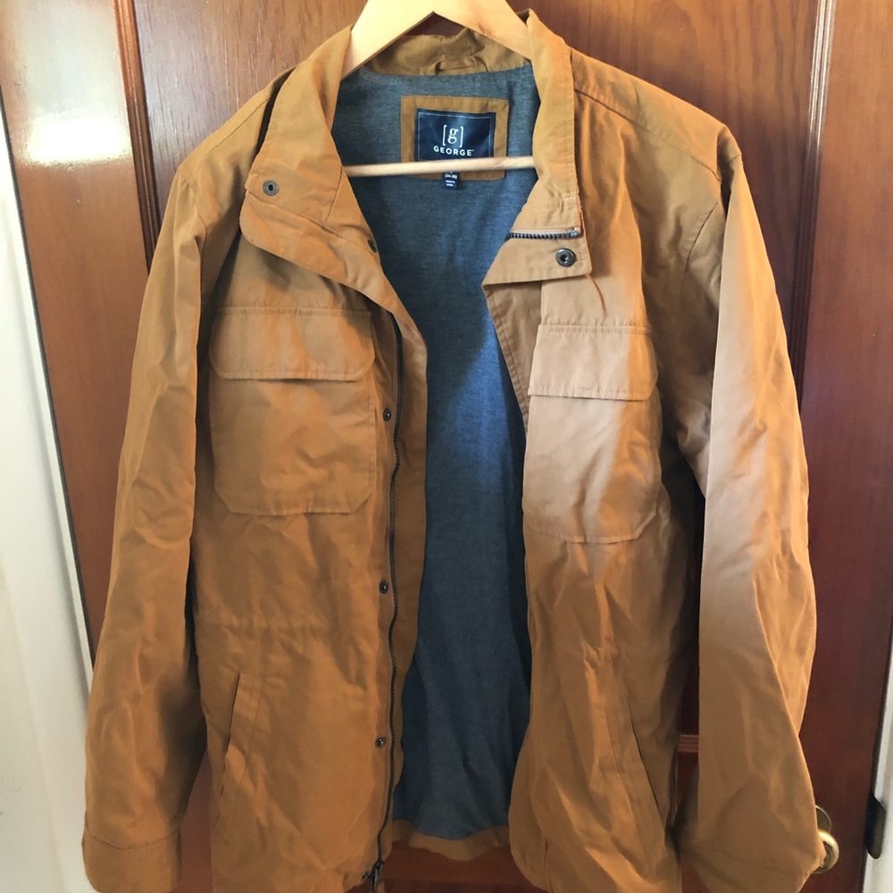 Mens small tan George jacket. Great condition.